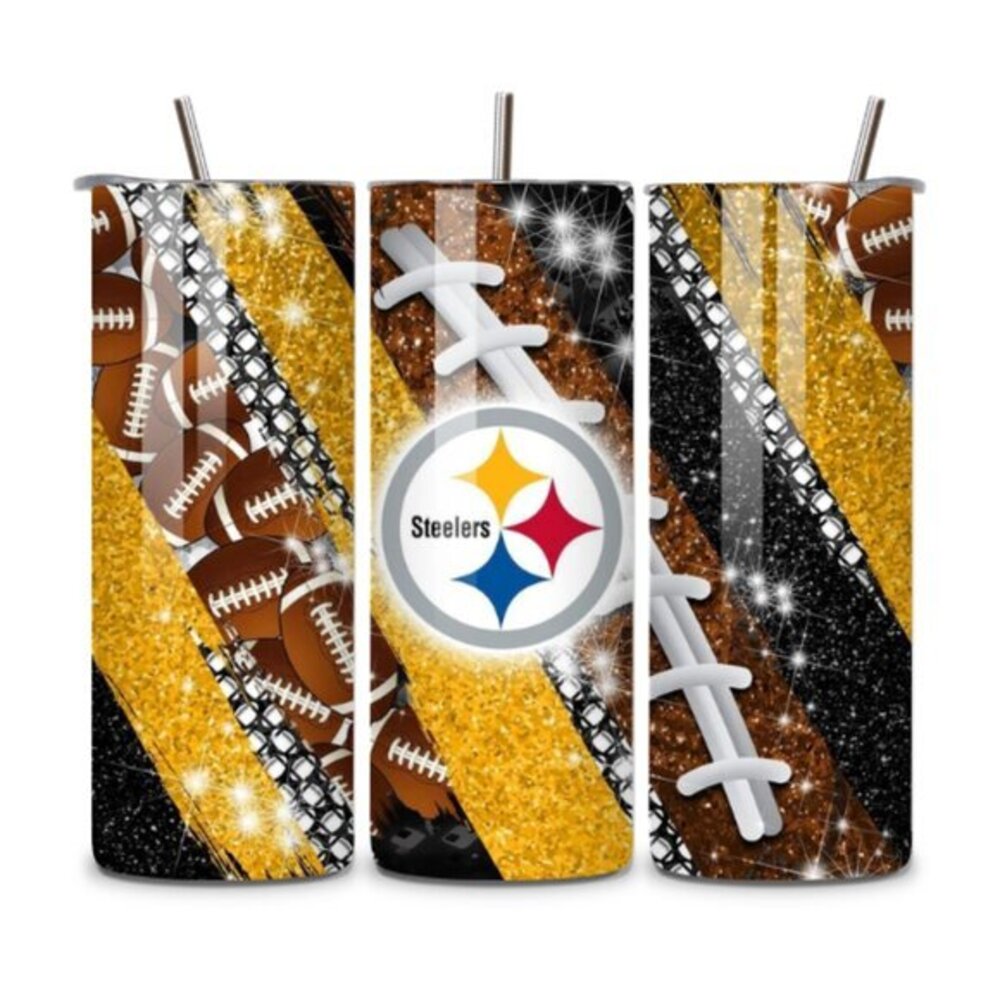 Pittsburg Stealers NFL 20oz Stainless Steel Tumbler